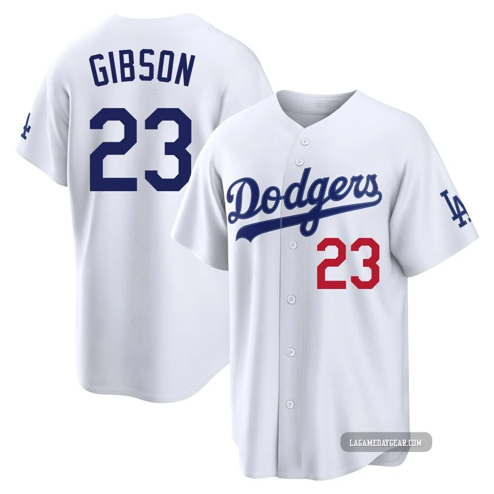 Kirk Gibson ＃23 Los Angeles Dodgers Limited Men's White Home Stadium Jersey