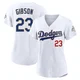 Kirk Gibson ＃23 Los Angeles Dodgers Limited Women's Gold White 2026 Collection Stadium Jersey
