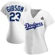 Kirk Gibson ＃23 Los Angeles Dodgers Replica Women's White Home 2024 World Series Jersey