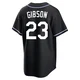 Kirk Gibson ＃23 Los Angeles Dodgers Replica Youth Black Fashion Out Jersey
