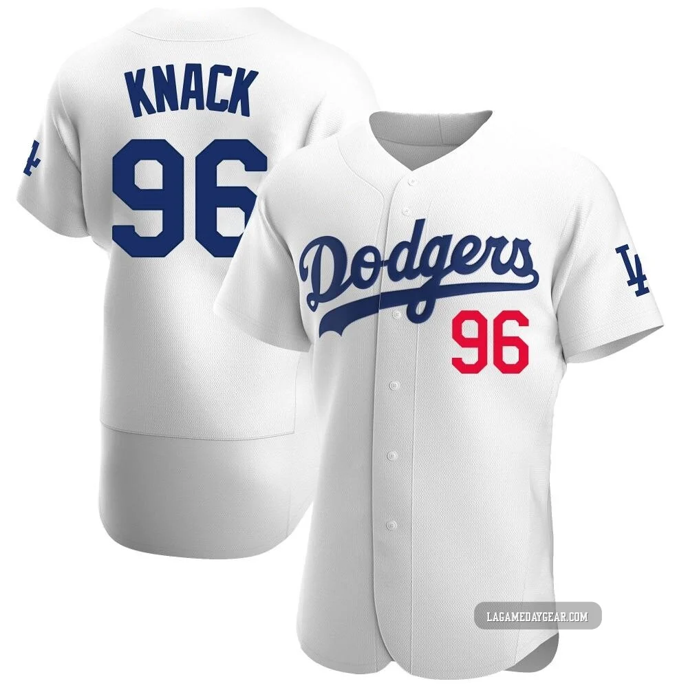 Landon Knack ＃96 Los Angeles Dodgers Authentic Men's White Home Jersey
