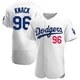 Landon Knack ＃96 Los Angeles Dodgers Authentic Men's White Home Jersey
