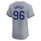 Landon Knack ＃96 Los Angeles Dodgers Elite Men's Gray Road 2024 World Series Jersey