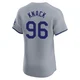 Landon Knack ＃96 Los Angeles Dodgers Elite Men's Gray Road Jersey