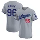 Landon Knack ＃96 Los Angeles Dodgers Elite Men's Gray Road World Series Champions Jersey