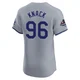 Landon Knack ＃96 Los Angeles Dodgers Elite Men's Gray Road World Series Champions Jersey