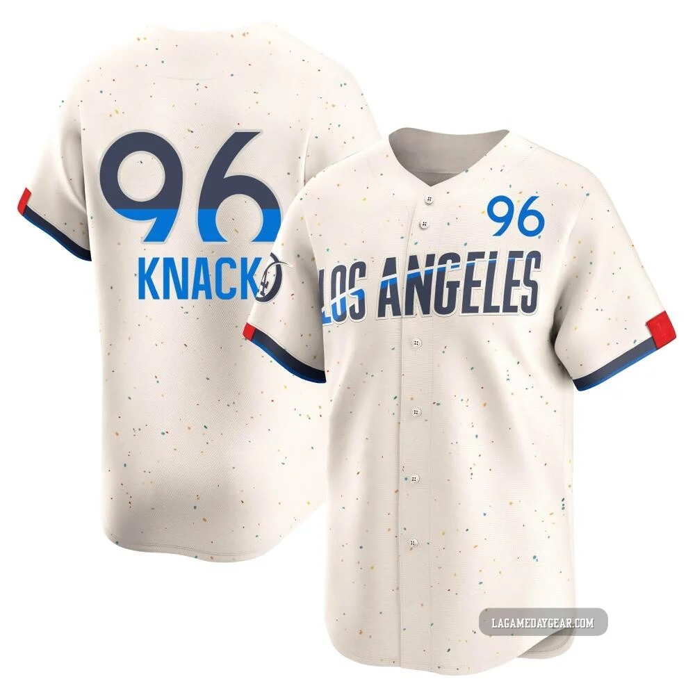 Landon Knack ＃96 Los Angeles Dodgers Limited Men's Cream 2024 City Connect Jersey