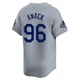 Landon Knack ＃96 Los Angeles Dodgers Limited Men's Gray Away World Series Champions Jersey