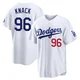 Landon Knack ＃96 Los Angeles Dodgers Limited Men's White Home Stadium Jersey