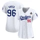 Landon Knack ＃96 Los Angeles Dodgers Limited Women's White Home 2024 World Series Jersey