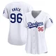 Landon Knack ＃96 Los Angeles Dodgers Limited Women's White Home Jersey