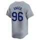Landon Knack ＃96 Los Angeles Dodgers Limited Youth Gray Away Jersey
