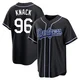 Landon Knack ＃96 Los Angeles Dodgers Replica Men's Black Fashion Out Jersey