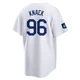 Landon Knack ＃96 Los Angeles Dodgers Replica Men's White 2024 World Tour Seoul Series Home Jersey