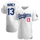 Max Muncy ＃13 Los Angeles Dodgers Authentic Men's White Home Jersey