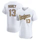 Max Muncy ＃13 Los Angeles Dodgers Elite Men's Gold White 2025 Collection Jersey