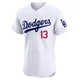 Max Muncy ＃13 Los Angeles Dodgers Elite Men's White Home Jersey