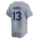 Max Muncy ＃13 Los Angeles Dodgers Limited Men's Gray Away 2024 World Series Jersey