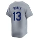 Max Muncy ＃13 Los Angeles Dodgers Limited Men's Gray Away Jersey