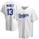 Max Muncy ＃13 Los Angeles Dodgers Replica Men's White Home Jersey
