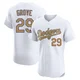 Michael Grove ＃29 Los Angeles Dodgers Elite Men's Gold White 2025 Collection Jersey