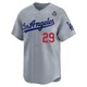 Michael Grove ＃29 Los Angeles Dodgers Limited Men's Gray Away 2024 World Series Jersey