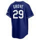 Michael Grove ＃29 Los Angeles Dodgers Limited Men's Royal Alternate Stadium Jersey