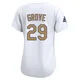 Michael Grove ＃29 Los Angeles Dodgers Limited Women's Gold White 2025 Collection Jersey