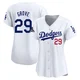 Michael Grove ＃29 Los Angeles Dodgers Limited Women's White Home 2024 World Series Champions Jersey