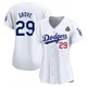 Michael Grove ＃29 Los Angeles Dodgers Limited Women's White Home 2024 World Series Jersey