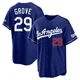 Michael Grove ＃29 Los Angeles Dodgers Limited Youth Royal Alternate Stadium Jersey