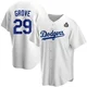 Michael Grove ＃29 Los Angeles Dodgers Replica Men's White Home 2024 World Series Jersey