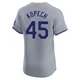 Michael Kopech ＃45 Los Angeles Dodgers Elite Men's Gray Road 2024 World Series Jersey