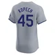 Michael Kopech ＃45 Los Angeles Dodgers Elite Men's Gray Road Jersey