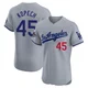 Michael Kopech ＃45 Los Angeles Dodgers Elite Men's Gray Road World Series Champions Jersey