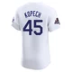 Michael Kopech ＃45 Los Angeles Dodgers Elite Men's White Home World Series Champions Jersey