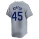 Michael Kopech ＃45 Los Angeles Dodgers Limited Men's Gray Away Jersey