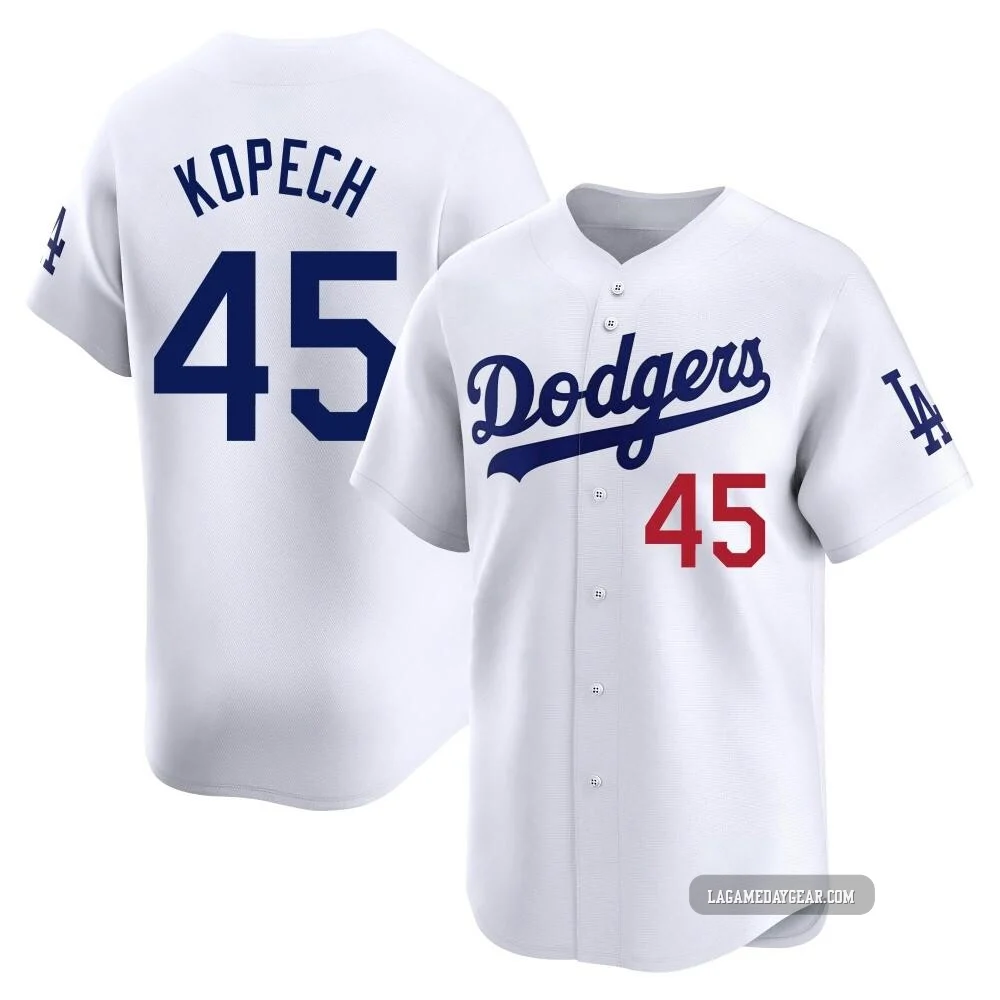 Michael Kopech ＃45 Los Angeles Dodgers Limited Men's White Home Jersey