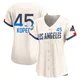 Michael Kopech ＃45 Los Angeles Dodgers Limited Women's Cream 2024 City Connect World Series Champions Jersey