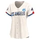 Michael Kopech ＃45 Los Angeles Dodgers Limited Women's Cream 2024 City Connect World Series Champions Jersey
