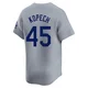 Michael Kopech ＃45 Los Angeles Dodgers Limited Youth Gray Away 2024 World Series Jersey