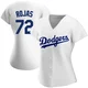 Miguel Rojas ＃72 Los Angeles Dodgers Authentic Women's White Home Jersey