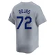 Miguel Rojas ＃72 Los Angeles Dodgers Limited Men's Gray Away 2024 World Series Jersey