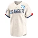 Miguel Rojas ＃72 Los Angeles Dodgers Limited Youth Cream 2024 City Connect Jersey