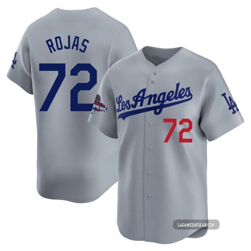 Miguel Rojas ＃72 Los Angeles Dodgers Limited Youth Gray Away World Series Champions Jersey