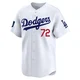 Miguel Rojas ＃72 Los Angeles Dodgers Limited Youth White 2024 World Tour Seoul Series Home Jersey
