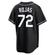 Miguel Rojas ＃72 Los Angeles Dodgers Replica Men's Black Fashion Out Jersey