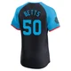 Mookie Betts ＃50 Los Angeles Dodgers Elite Men's Navy National League 2024 All-Star Game Jersey