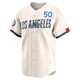 Mookie Betts ＃50 Los Angeles Dodgers Limited Men's Cream 2024 City Connect Jersey