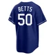 Mookie Betts ＃50 Los Angeles Dodgers Limited Men's Royal Alternate Stadium Jersey